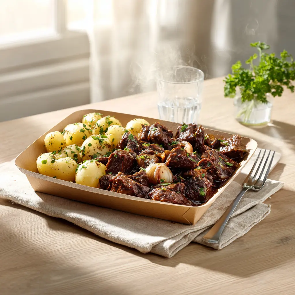 [5697] Carbonnade Flamande et pomme vapeur