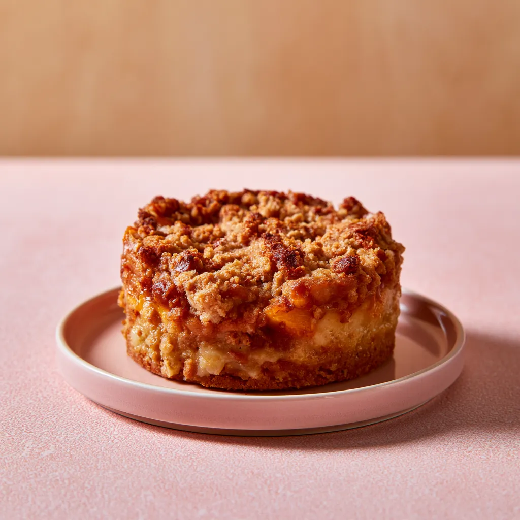 Crumble nectarines et pêches aux Speculoos