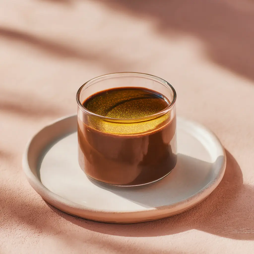 [3442] Mousse chocolat noir et caramel passion