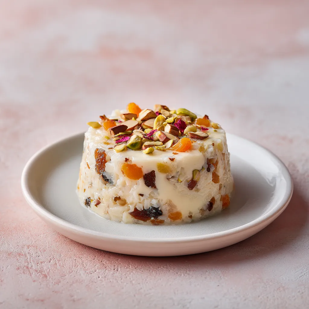 Riz au lait aux fruits secs