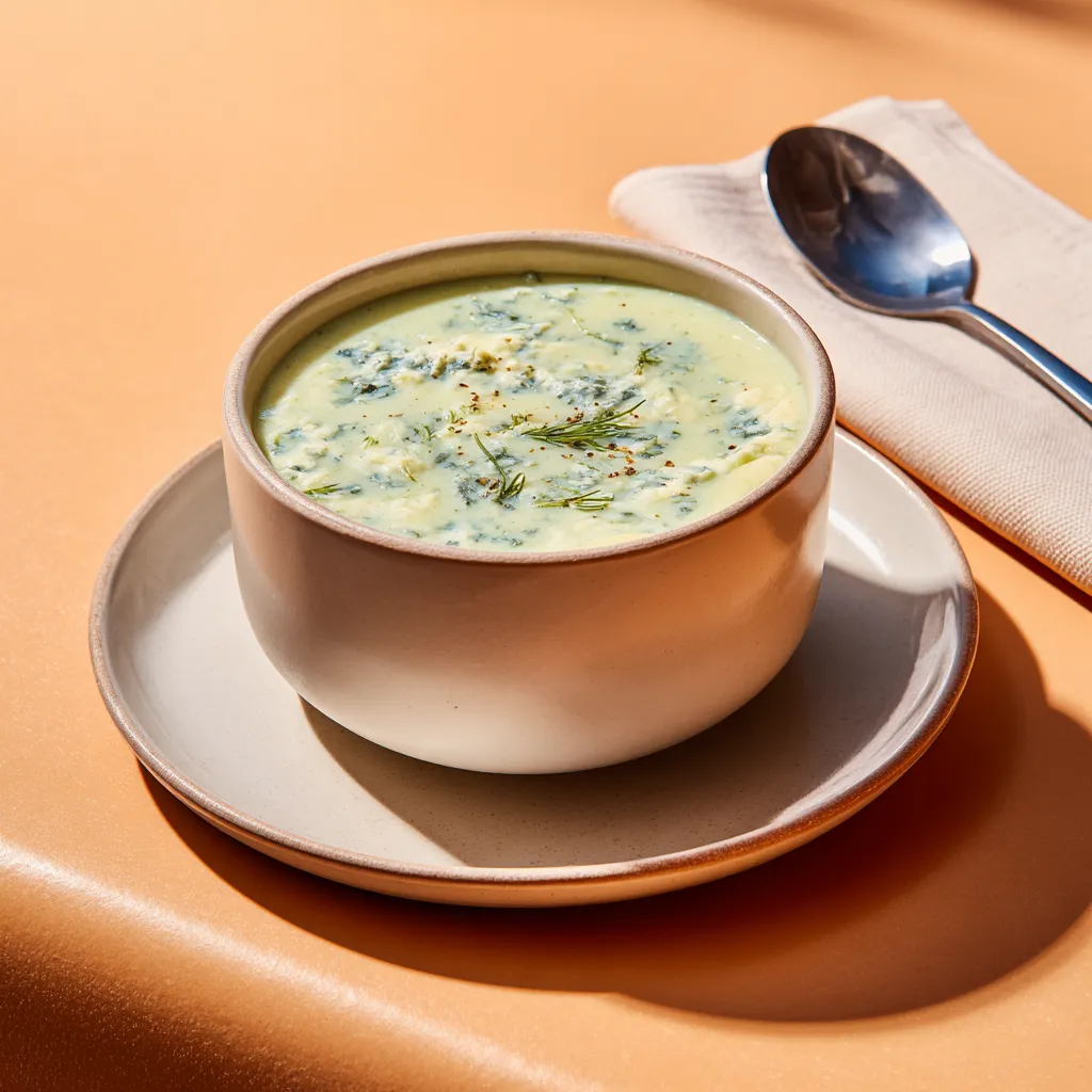 Soupe de poireaux à la fourme d'ambert