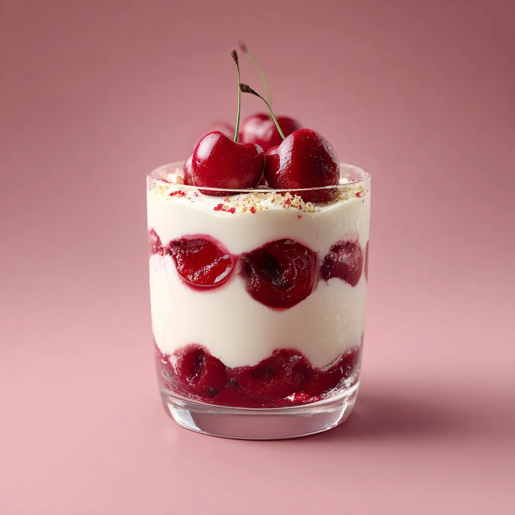 [6017] Verrine cerise creme mascarpone