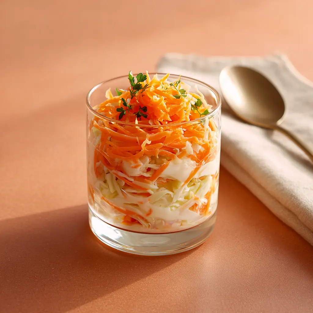 Verrine coleslaw